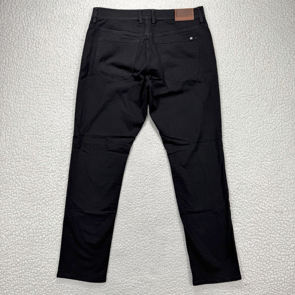 TravisMathew Jeans Men's 33x31 Black Stretch 5‎ Pocket Golf Casual Modern - Picture 3 of 9